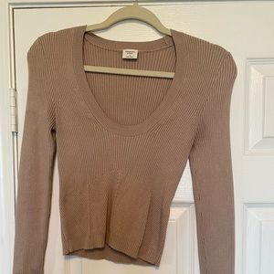 Abercrombie ribbed blouse. Size small.